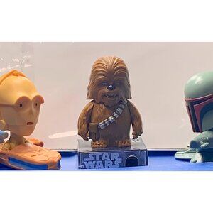 Star Wars Collectible Figures C-3PO Landspeeder Chewbacca Boba Fett Display Set
